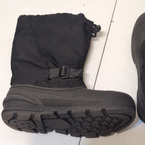 Women's Tundra Black Winter Snow Boots Size 6  Removable Liners - Picture 4 of 10